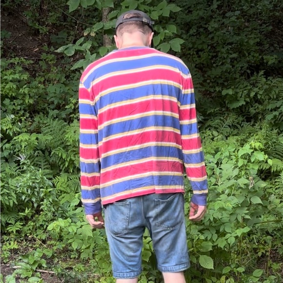 Guess colorful stripped long sleeve shirt - Picture 2 of 2